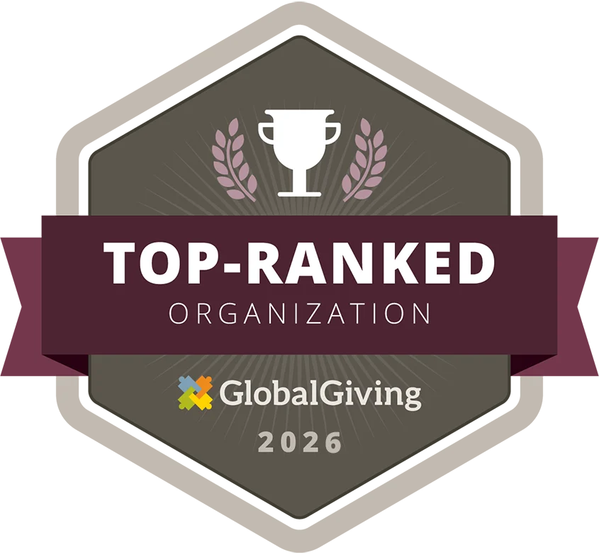 GlobalGiving Top-Ranked Organization 2026 badge